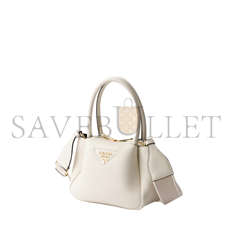 PRADA LEATHER MINI HANDBAG 1BA362 (19.5*18*9cm) PRADA LEATHER MINI HANDBAG 1BA362 (19.5*18*9cm)